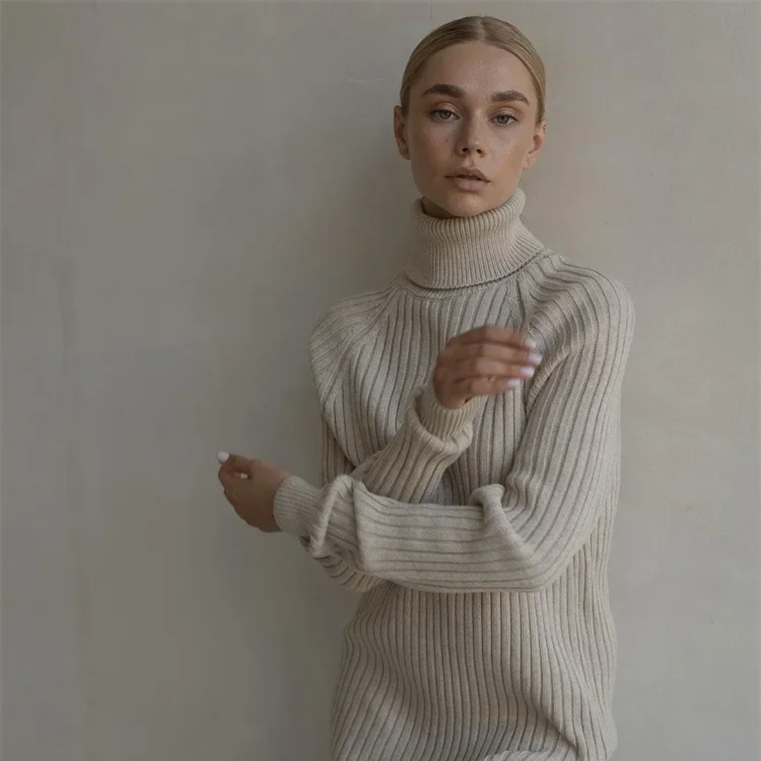 MALIN - VARM STILFULL VINTERPOLO MED TURTLENECK