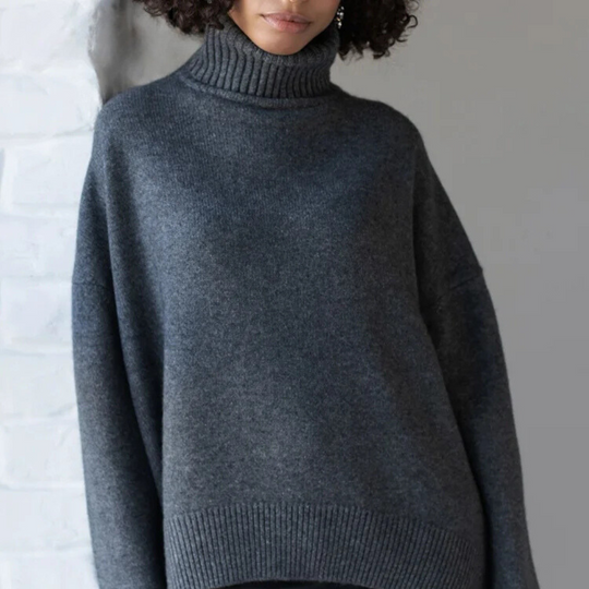 MATHILDA - VARM STICKAD PULLOVER