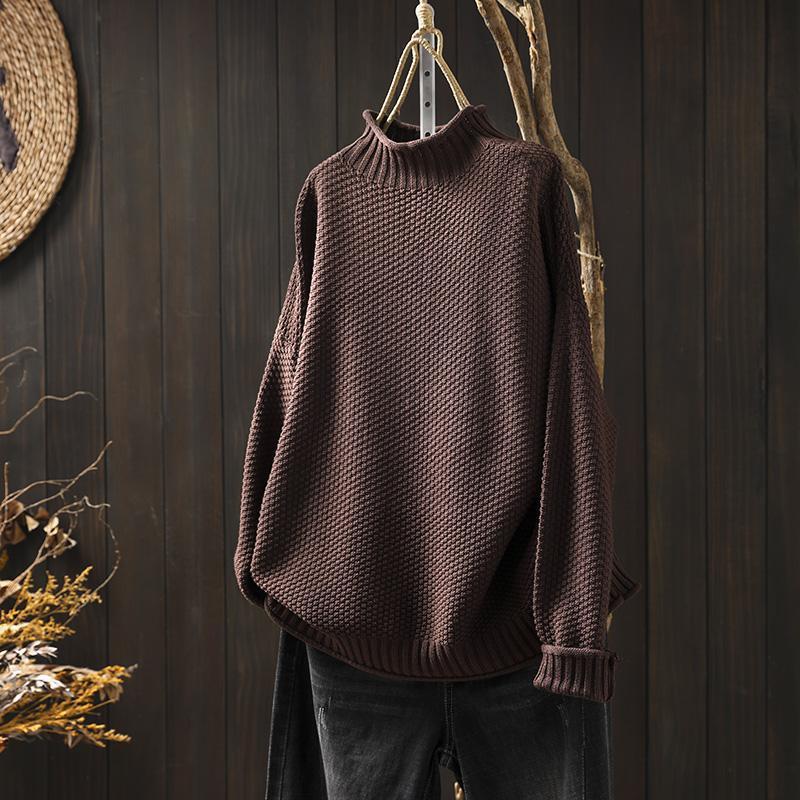 MARGARETA - VAFFELSTICKAD LUXE SWEATER