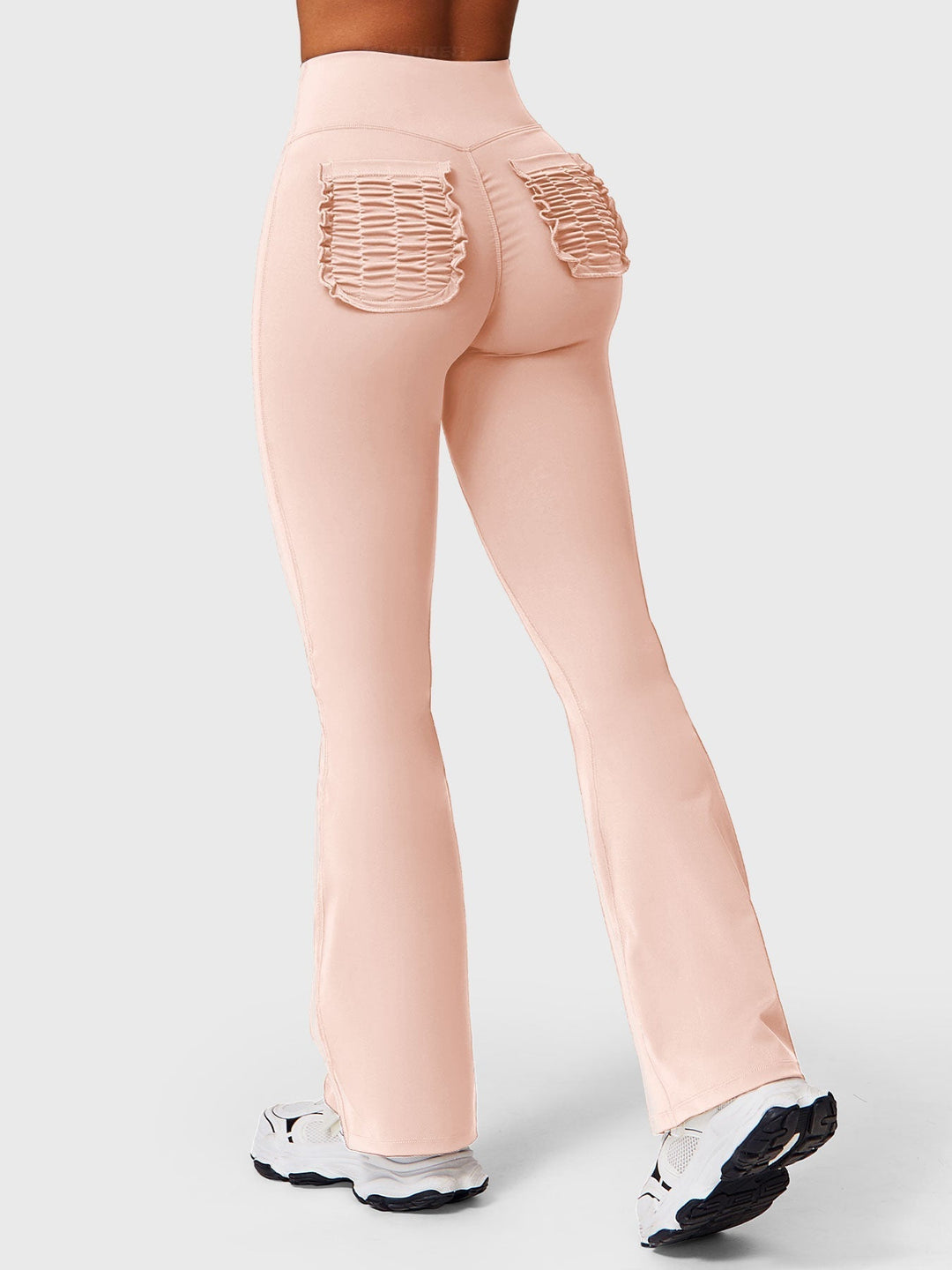 Elise Ruffle Pocket Flare Leggings