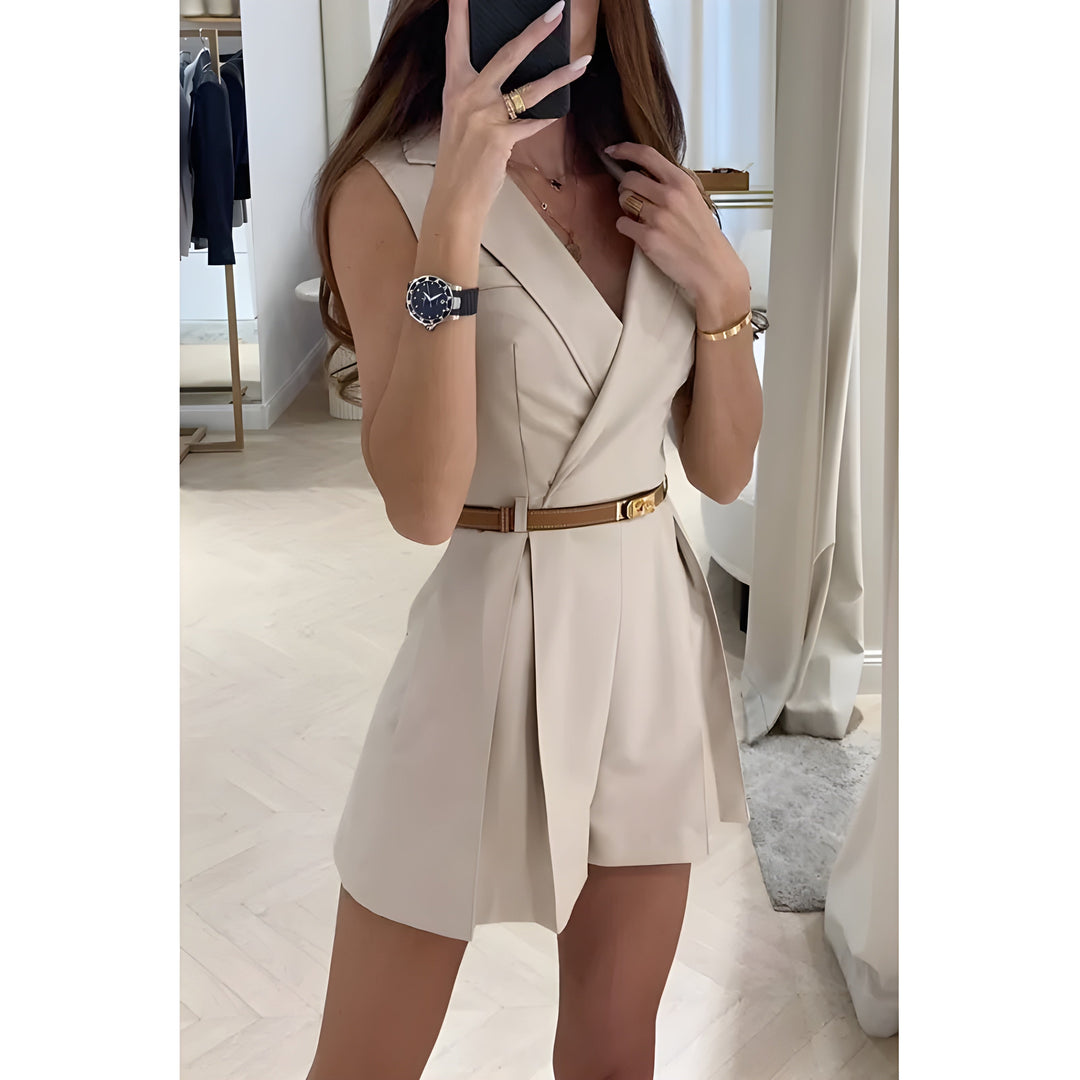 LOUISE - STILFULL ÄRMLÖS JUMPSUIT - Zorandi