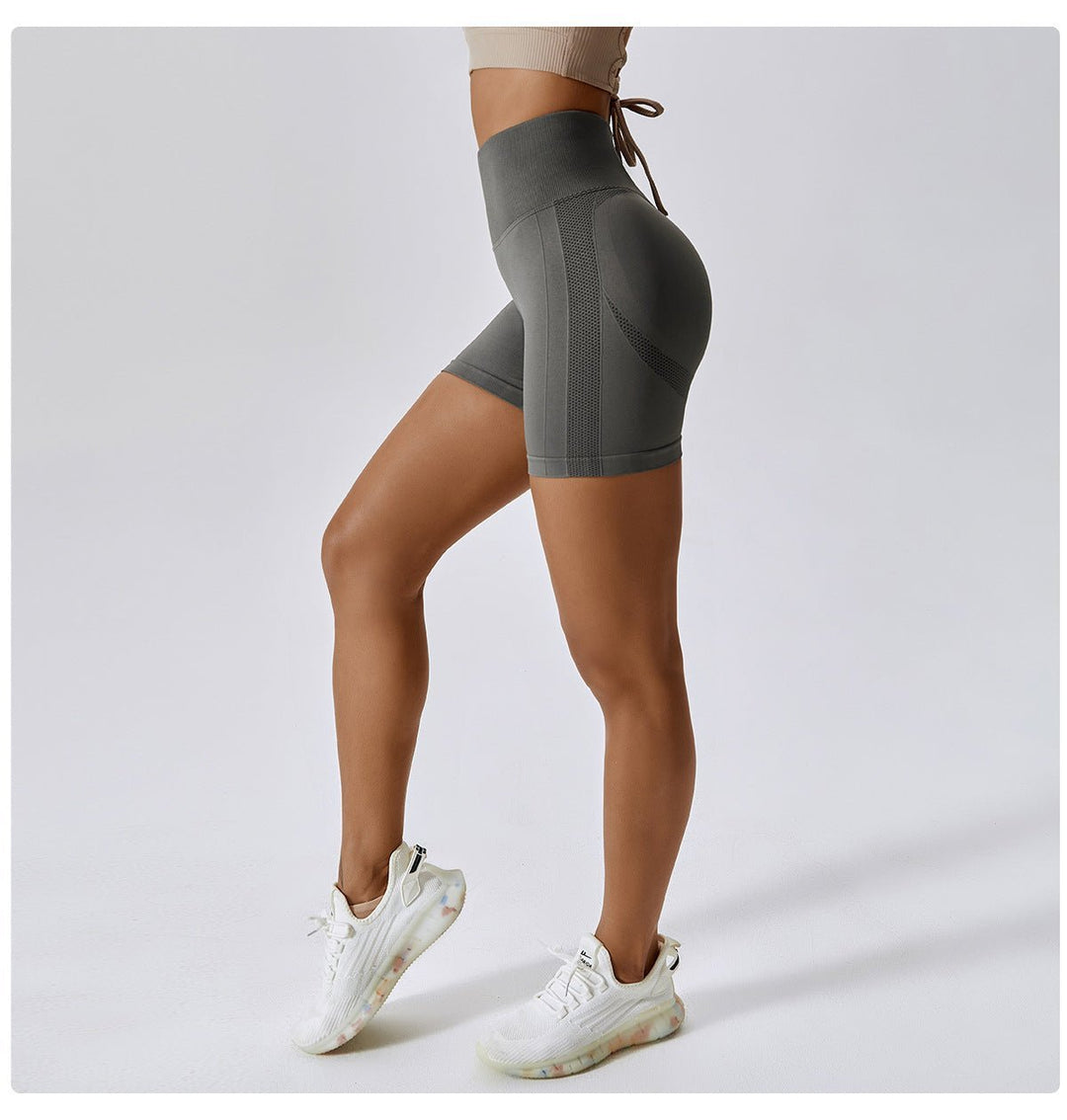 V-söm leggingshorts