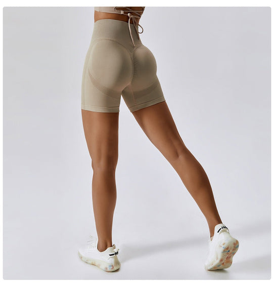 V-söm leggingshorts