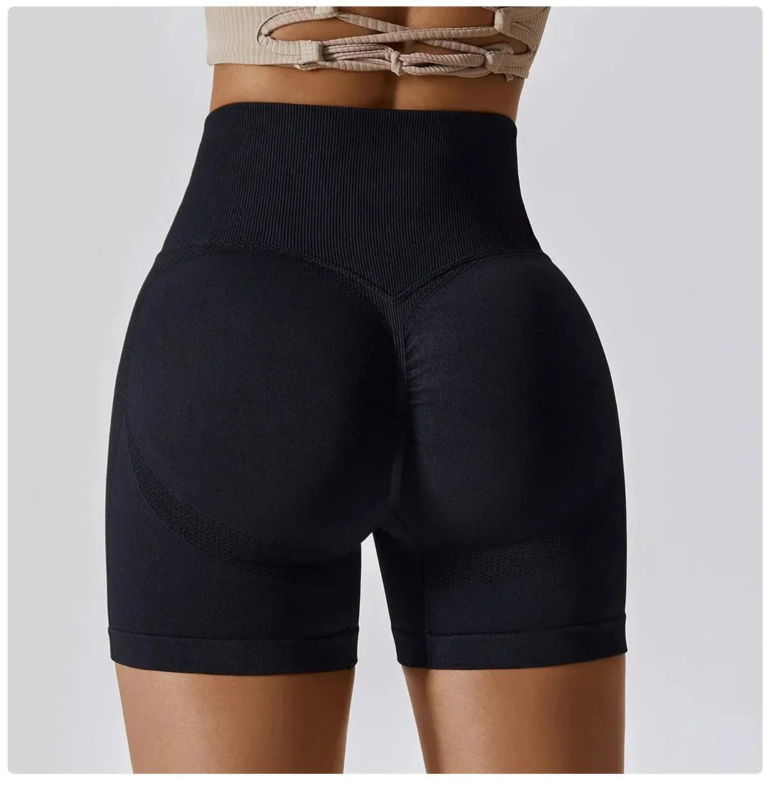 V-söm leggingshorts