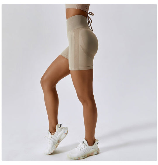 V-söm leggingshorts