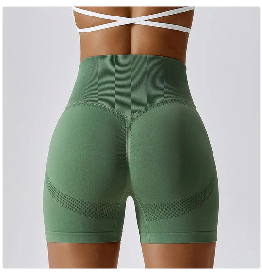 V-söm leggingshorts