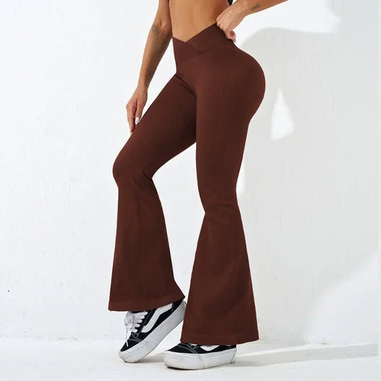 NYHET Ribbade Wide-leg Leggings